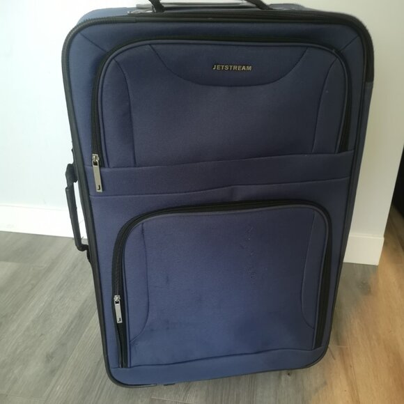 Bundle of 2 Blue Jetstream Textile Suitcase & Carry-On - Picture 4 of 9